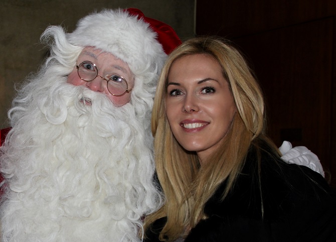 Alexandra Klim und der Weihnachtsmann