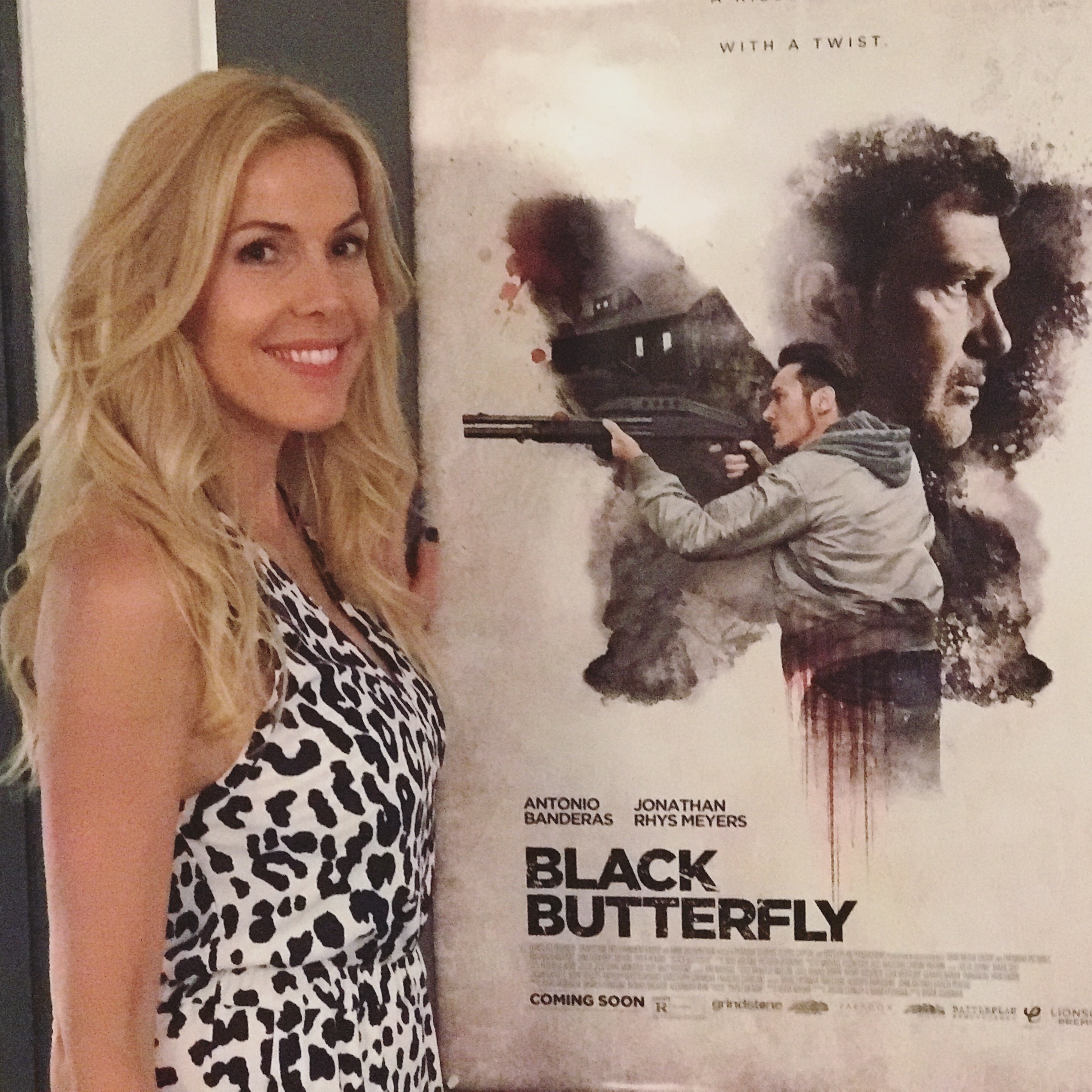 Alexandra Klim präsentiert Black Butterfly bei der Movie Night in Lugano